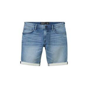 TOM TAILOR DENIM Herren Regular Jeans Shorts, blau, Uni, Gr. XL