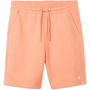 TOM TAILOR DENIM Herren Relaxed Sweatshorts, rot, Uni, Gr. M