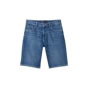 TOM TAILOR Herren Relaxed Morris Shorts, blau, Uni, Gr. 40