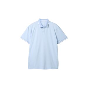 TOM TAILOR Herren COOLMAX® Poloshirt, blau, Uni, Gr. XXXL