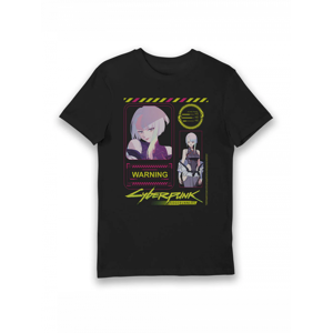 Bioworld T-Shirt Cyberpunk 2077 - Edgerunners Lucy Warnung (größe XL)