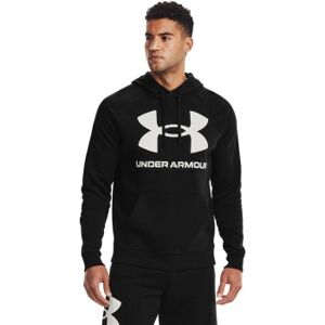 Under Armour Rival Fleece Big Logo Hoodie Schwarz/Weiß Medium Herren