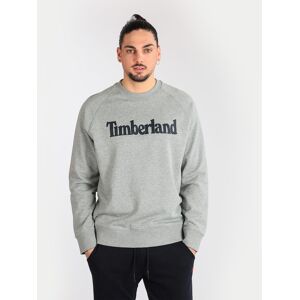 Timberland TB0A2FED Herren-Sweatshirt aus Baumwolle mit Schriftzug Sweatjacken Herren Grau Größe M