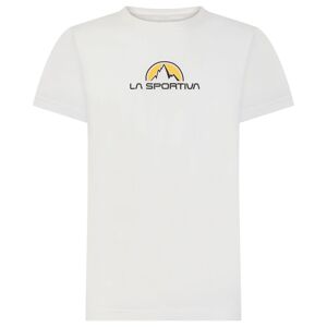 La Sportiva Modernes stylisches Herren Bio-Baumwolljersey T-Shirt. Farbe: Weiß / Größe: S