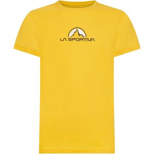 La Sportiva Modernes stylisches Herren Bio-Baumwolljersey T-Shirt. Farbe: Gelb / Größe: S