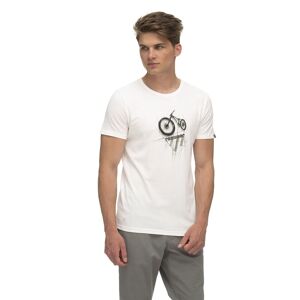 Ragwear Borny Weiß, Herren Kurzarm-Shirts, Größe XXL - Farbe White