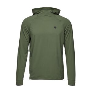 Black Diamond Alpenglow Hoody Oliv, Herren Langarm-Shirts, Größe XL - Farbe Tundra