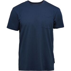 Black Diamond Lockeres komfortables Herren Bio-Baumwoll T-Shirt. Farbe: Blau / Größe: M