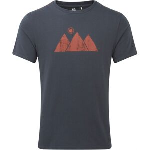 Mountain Equipment Modisches leichtes Herren Baumwoll T-Shirt. Farbe: Blau / Größe: M