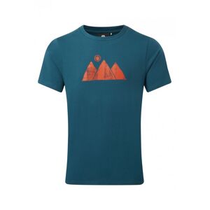 Mountain Equipment Modisches leichtes Herren Baumwoll T-Shirt. Farbe: Blau / Größe: S