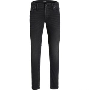 JACK & JONES - Jeans GLENN SLIM FIT in black denim, Gr.170