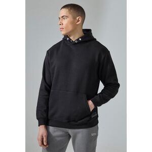 boohooman Mens Man Active Oversize Hoodie - Schwarz - XS, Schwarz