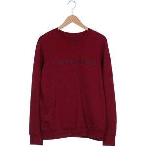 Calvin Klein Jeans Herren Sweatshirt, bordeaux, Gr. 48