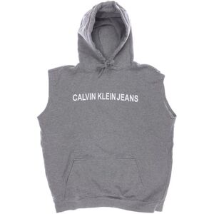 Calvin Klein Jeans Herren Kapuzenpullover, grau, Gr. 46