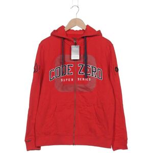 Code Zero Herren Kapuzenpullover, rot, Gr. 48