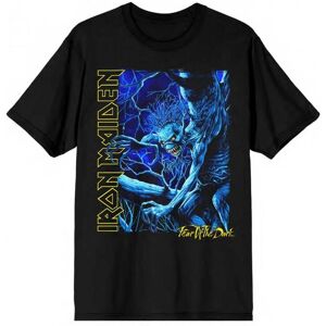 Iron Maiden Unisex-Erwachsene Fear Of The Dark Eddie Vertical Logo T-Shirt