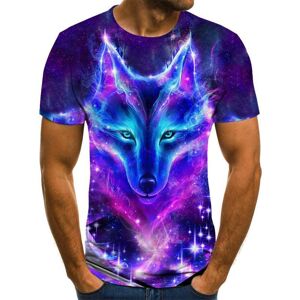 Where To Mode Für Männer Niedlichen Tier Wolf Hund Gedruckt 3d T-Shirts Oansatz Kurzen Ärmeln T-Shirts Sommer Männer Lustige Atmungsaktive Plus Größe Tops 6xl