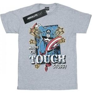 Marvel Herren-T-Shirt „captain America Made Of Tough Stuff“.