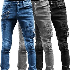 Sexy Princess Neue Herrenmode Motorradjeans Vintage Slim Jeans Casual Street Style Hip Hop Retro Denim Jeans Plus Size