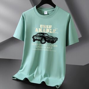 Bistrota Auto Muster 10 Farben Reine Baumwolle Männer T-Shirt Rundhals Kurzarm Lose Mans T-Shirt Große Größe S-6xl