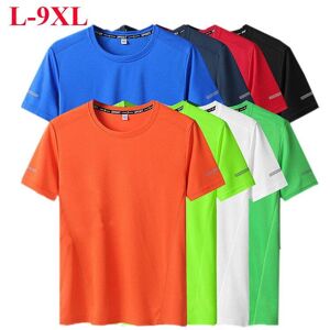 Happy Oversize T-Shirt Männer Plus Größe Männer T Shirts 7xl 8xl 9xl Große Größe Schwarz Weiß Grundlegende Sommer Tees Einfarbig Oversize Hip Hop Tops Männlich