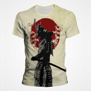 Personalized Printed Japan Ronin Samurai 3d Druck T-Shirt Männer Mode Lässig Kurzarm Kühlen Sommer Harajuku Tops T Shirt