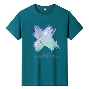 Bistrota Herren Fashion Design Kurzarm T-Shirt Reine Baumwolle Casual Tee M-6xl