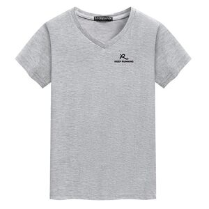 Bistrota Großes Mehrfarbiges V-Ausschnitt-Männer-Caual-T-Shirt Mit Kurzen Ärmeln Und Lockerem T-Shirt Für Jungen S-5xl