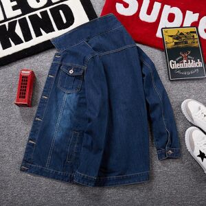 Yl Mall Keep-44 Plus Size Jeansjacke Winter Classic Casual Jeans Jacken Mode Hip Hop Männlich Streetwear Fat