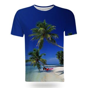 3dt-Shirtszz Mode Küsten Natürliche Landschaft Grafik T-Shirts Sommer Stil 3d Druck Männer T-Shirt Casual Interessant Kurzarm T-Shirts Tops