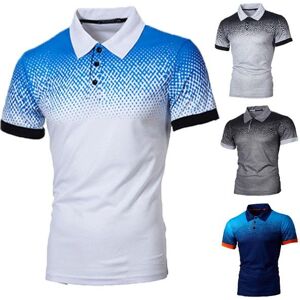 Diane Sommer-Herren-Polo-T-Shirt Mit Reverskragen, Schmale Passform, Baumwoll-Tops