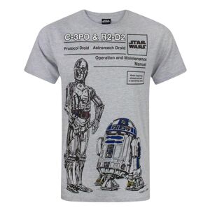 Star Wars Herren C-3po Und R2-D2 T-Shirt