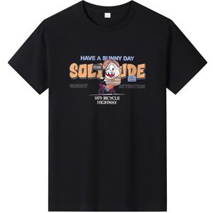 Bistrota Großes T-Shirt Aus Reiner Baumwolle Für Herren, Kurzärmelig, Cartoon-T-Shirt Für Jungen