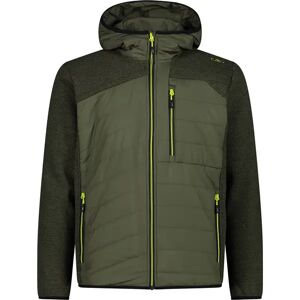 CMP Herren Kapuzensweat MAN JACKET HYBRID FIX HOOD - male - Grün - 54