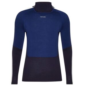 Icebreaker M MERINO 200 OASIS SONEBULA LS HIGH NECK Herren Gr.M - Funktionsunterwäsche - blau