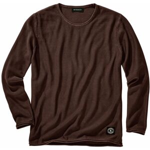 Mey & Edlich Herren Sweater Regular Fit Braun einfarbig 46, 48, 50, 52, 54, 56, 58