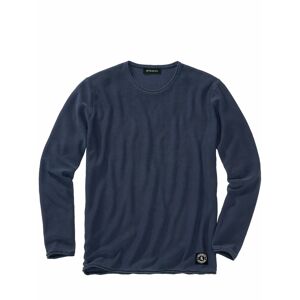 Mey & Edlich Herren Sweater Regular Fit Blau einfarbig 46, 48, 50, 52, 54, 56, 58