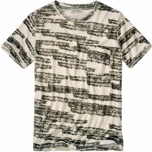 Mey & Edlich Herren T-Shirt Regular Fit Weiss gemustert 46, 48, 50, 52, 54, 56, 58