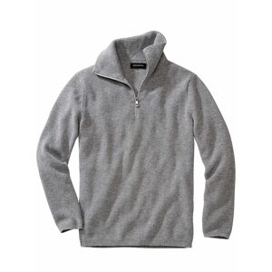 Mey & Edlich Herren Seemans-Pullover Regular Fit Grau einfarbig 46, 48, 50, 52, 54, 56, 58