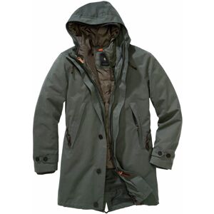 Mey & Edlich Herren Anorak Regular Fit Gruen einfarbig 102, 106, 110, 25, 26, 27, 46, 48, 50, 52, 54, 56, 58, 98