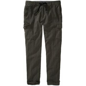 Mey & Edlich Herren Cargo-Hose Slim Tapered Gruen gestreift 102, 106, 110, 25, 26, 27, 46, 48, 50, 52, 54, 56, 58, 98