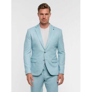 Zuitable Baukasten-Sakko Herren Slim Fit Jersey, türkis