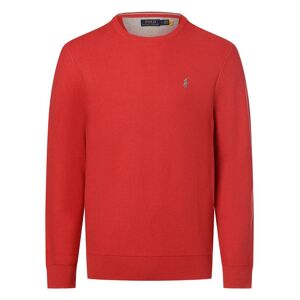 Polo Ralph Lauren Pullover Herren Baumwolle Rundhals strukturiert, rot
