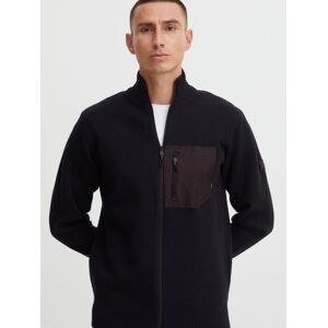 Indicode Strickjacke Herren Baumwolle, schwarz