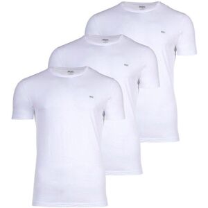 Diesel T-Shirt 3er Pack Herren Baumwolle Rundhals, weiß