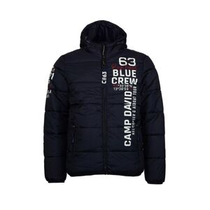 Camp David Jacke Herren Polyamid bedruckt, marine