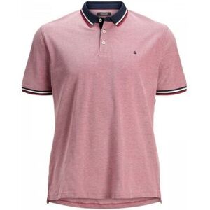 Jack & Jones  T-Shirts & Poloshirts 12143859 Paulos Polo Ss-Rio Red It 4xl;Eu 5xl;Eu 2xl / 3xl Male