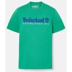 Timberland  T-Shirts & Poloshirts Tb0a6se1 Ss Est. 1973 Crew Tee-Ed3 Celtic Green It M;It L Male