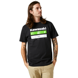 T-Shirt FOX Kawi Stripes SS Premium Schwarz S