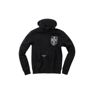 Hoodie West Coast Choppers ATX Zip Schwarz M